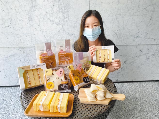 全联化身夏日轻食专卖店，8款三明治新品，价位在45元至89元间。（全联提供）