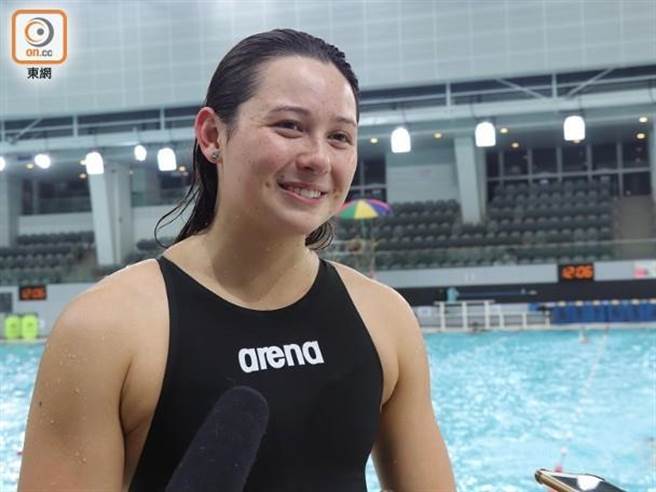 香港游泳女将何诗蓓。（东网）
