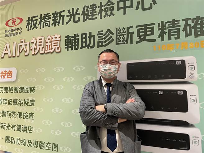 板桥新光健检中心院长朱光恩提醒，消化道癌症每年高居十大癌症死因，一到两年定期检查是预后关键。郑郁蓁摄影