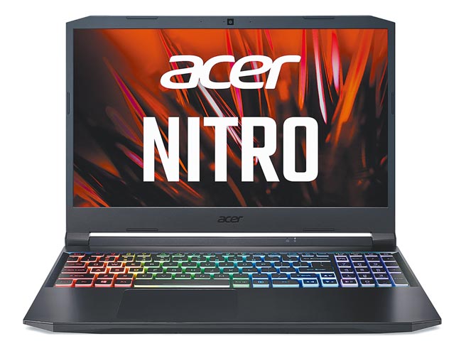 Acer Nitro 5系列，內建RTX30顯卡系列及GTX 1650獨立顯卡及512GB SSD儲存，定價3萬5900元起。（宏碁提供）