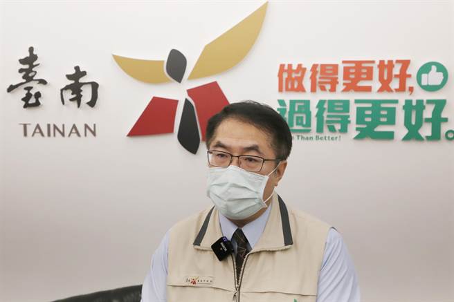 台南市长黄伟哲。(台南市政府提供／曹婷婷台南传真)