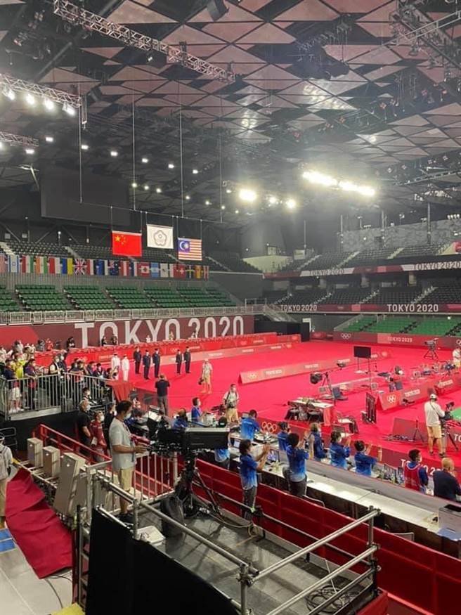 两岸各自为选手加油，谢长廷：基本上维持风度。(图/取自谢长廷脸书)