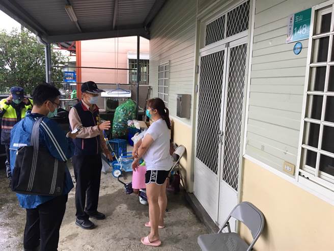 南化5條潛勢溪流土石流黃色警戒，公所勸導里民撤離。(讀者提供／劉秀芬台南傳真)