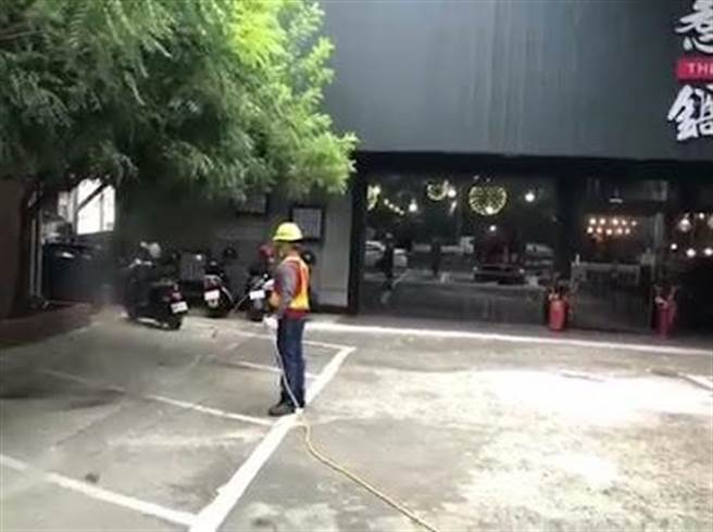 台中市环保局针对新增个案足迹已全面进行清消。（台中市府提供／卢金足台中传真）