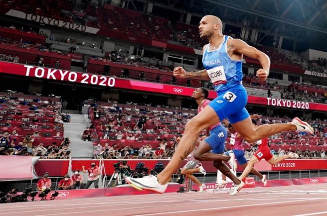 義大利短跑選手雅各布，以百公尺9.8秒成為世界跑最快的人。(圖/路透社)