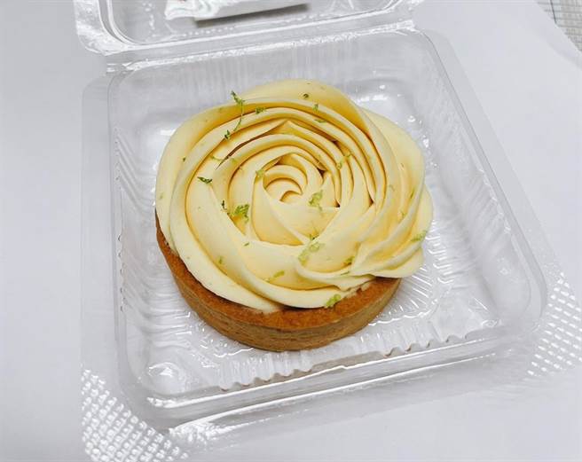 柳姓女子自制的点心柠檬塔。（翻摄照片／林瑞益高雄传真）