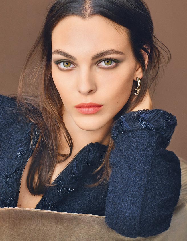 香奈儿秋季限量彩妆系列形象图。（香奈儿提供）