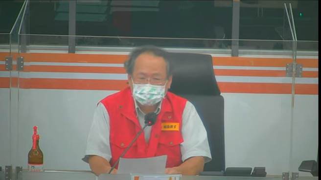 中央灾害应变中心进入2级开设，下午召开第一次工作会报。（中央灾害应变中心提供）