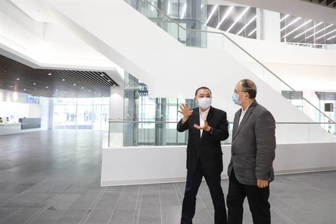 位于新北市新庄区的国家电影中心今年4月完工，市长侯友宜今（5日）出席「我们做到了！国家电影中心在新北」活动。（新闻局提供）