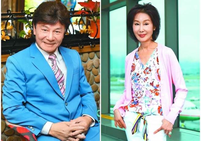 夏光莉（右）与蓝文青往日情断，又因金钱纠纷对簿公堂。（本报资料照片）