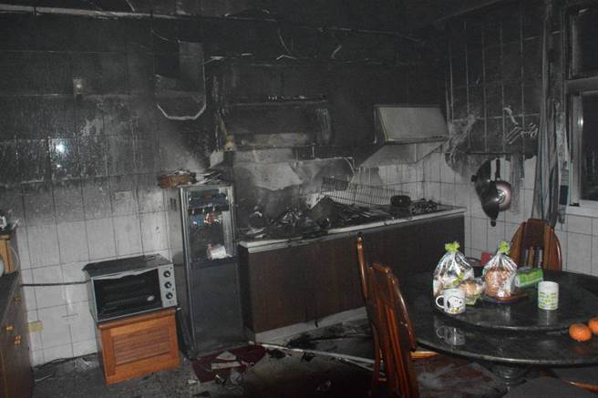 民眾防疫宅在家的时间增加，云林县火灾件数也增加，因炉火烹煮不慎酿成火灾有2件，集中于晚餐烹煮时间。（云林县消防局提供）