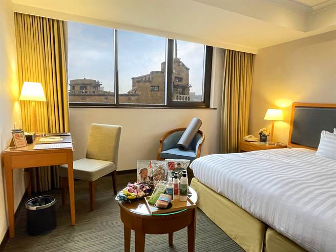 台南市富華大飯店轉型為防疫旅館。（台南富華大飯店提供／程炳璋台南傳真）