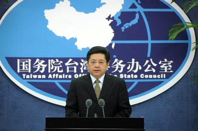 大陆国台办发言人马晓光。（蓝孝威摄）