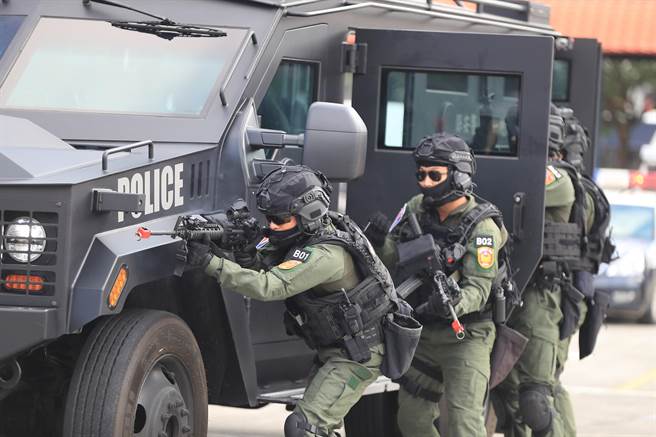 警政署澄清，各项反恐演练一直持续办理中，反恐训练中心绝非蚊子馆。（翻摄照片／林郁平台北传真）