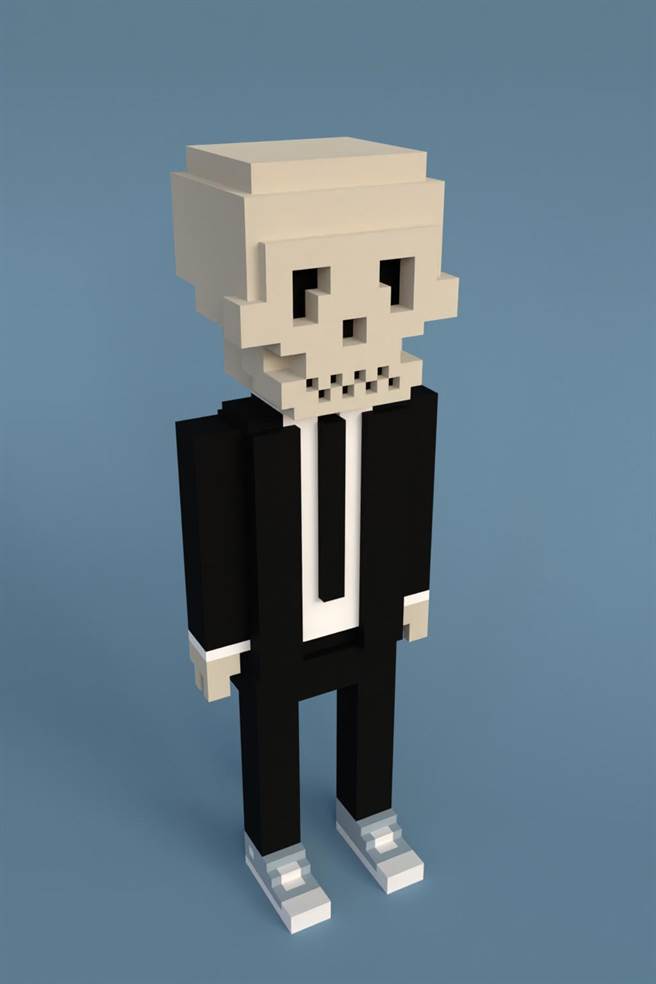 加密藝術成為未來主流，佳士得在亞洲舉辦NFT（非同質化代幣）專拍，圖為Larva Labs的最新力作Meebits。(Christie&#8217;s提供）