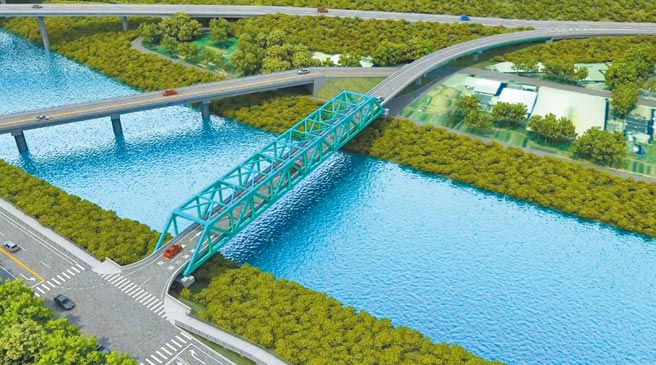 国道1号汐止交流道增设南入匝道工程7日动工，预计2023年完工。（新北市交通局提供／叶德正新北传真）