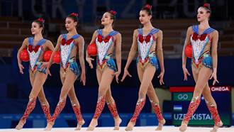 東奧》美少女戰士登場 烏茲別克體操隊穿戰服放主題曲
