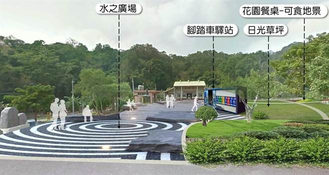 鄰近寶二水庫的仙爺廟，過去也曾是路跑起點，新竹縣政府將在仙爺廟，打造自行車中繼站。（縣府提供／莊旻靜新竹傳真）