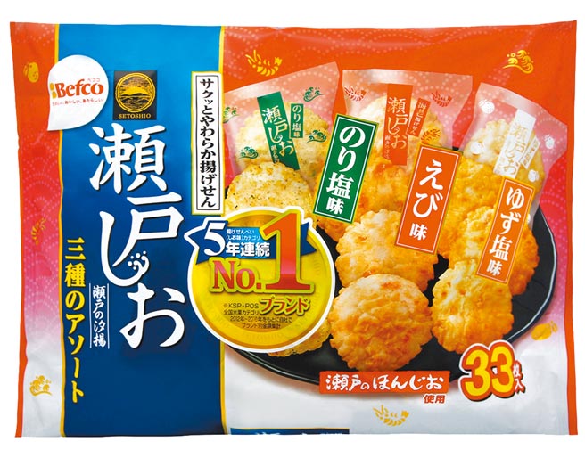 爱买「栗山濑户汐扬仙贝」165g，129元。（爱买提供）