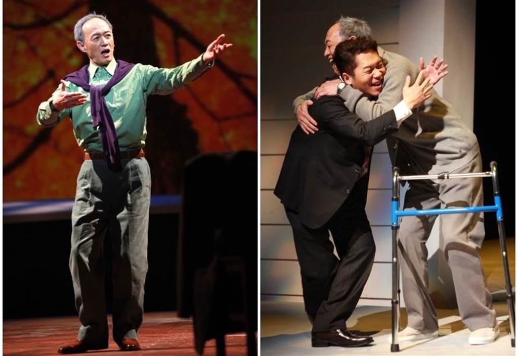 金士傑與卜學亮演出的《最後14堂星期二的課》邁入10周年。(果陀劇帳提供)