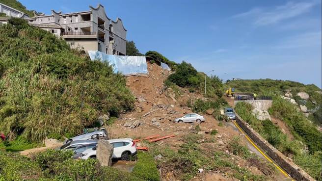 北竿芹壁聚落灾情严重。（连江县政府提供）