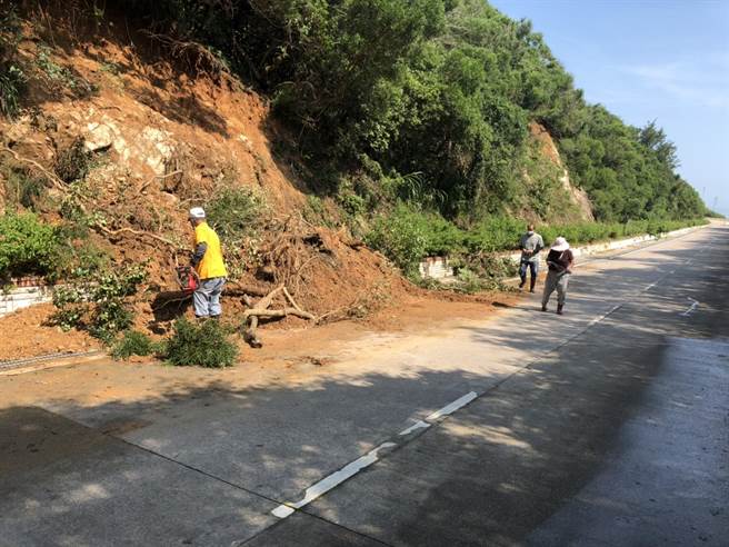 马祖地区今已在进行灾后復原。（连江县政府提供）