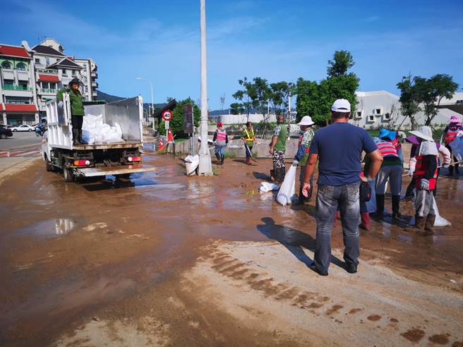 马祖地区今已在进行灾后復原。（连江县政府提供）
