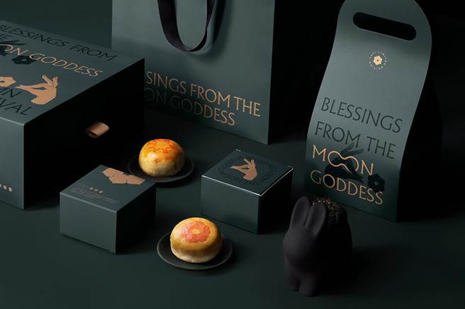 有肉二度与百年饼舖「李亭香」合作，推出「盈月品秋」中秋礼盒。（有肉提供）