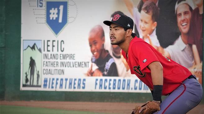 响尾蛇队小联盟台湾好手林家正。（资料照，中央社）