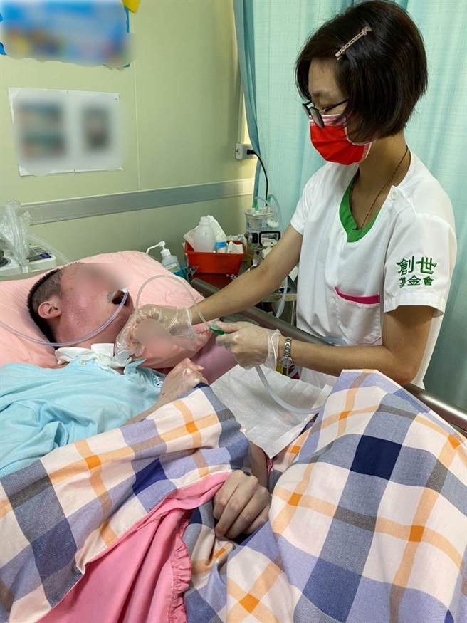 創世基金會服務安養植物人，也是植物人家屬的後盾。（創世板橋安養願提供）