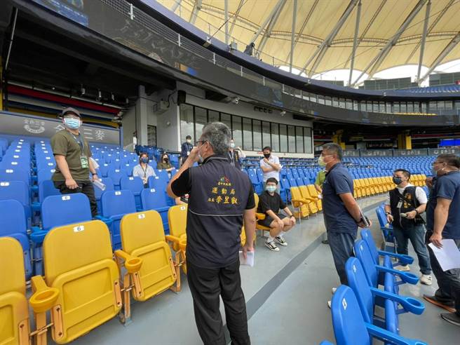 中信兄弟洲际主场将开放千名观眾，台中市运动局吁遵守防疫措施。（台中市府提供／卢金足台中传真）