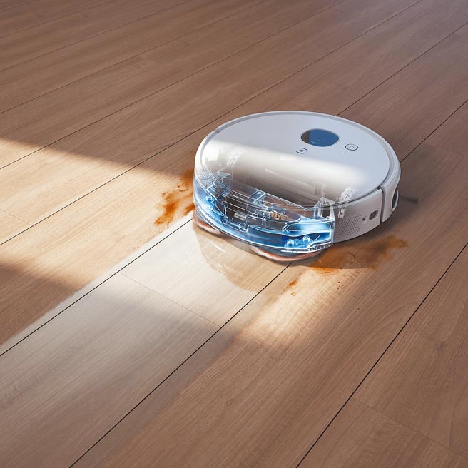 ECOVACS今年推出了全新DEEBOT N9+扫拖机器人，拥有全台首见的吸、扫、拖、洗、风乾五合一功能。（ECOVACS提供）