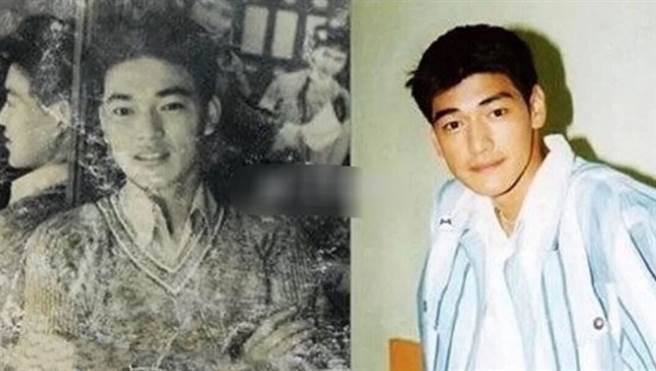每隔一段时间网路上就会疯传疑似金城武父亲年轻旧照。(图/ 摘自微博)