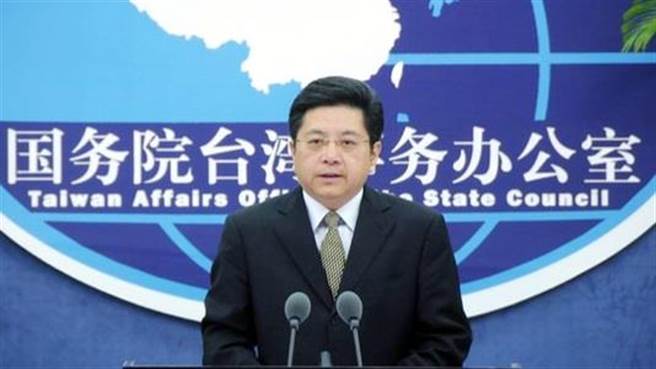 大陸國台辦發言人馬曉光。（藍孝威攝）