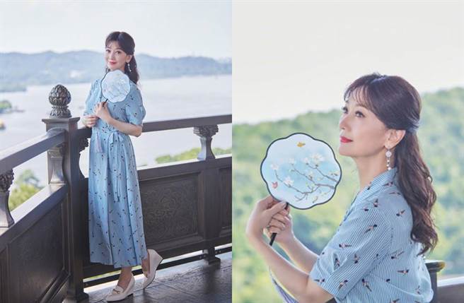 赵雅芝66岁仍保养得宜。(图／翻摄自微博)