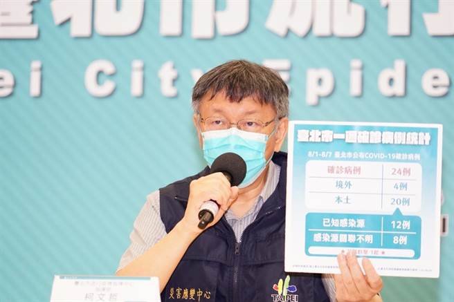 台北市长柯文哲。（北市府提供）