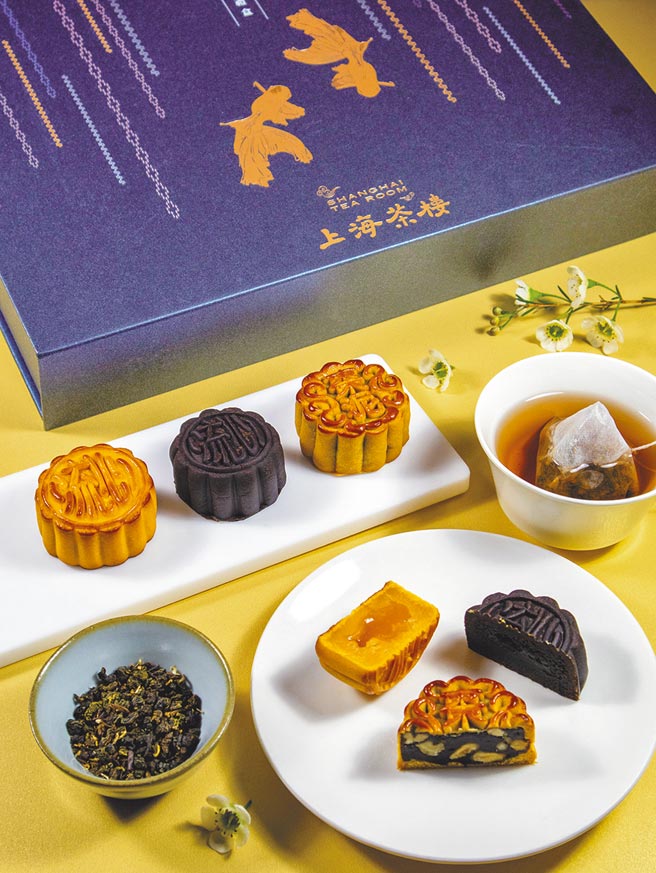 微风广场独家「上海茶楼月圆礼盒」，1580元。（微风提供）