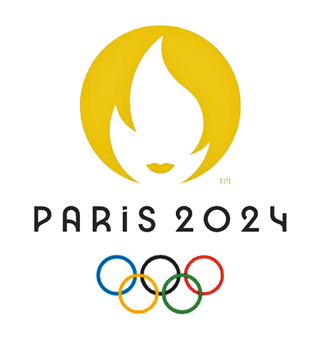 2024巴黎奧運LOGO設計特地向女性運動員致敬。（巴黎奧運官網翻攝）