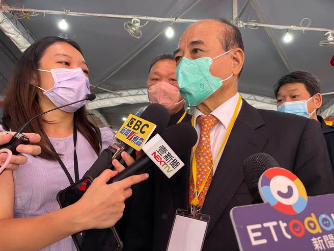 王金平回应，每一位参选人都来拜访过，自己已经离开党务、离开政治，只能祝福他们而已。（叶书宏摄）