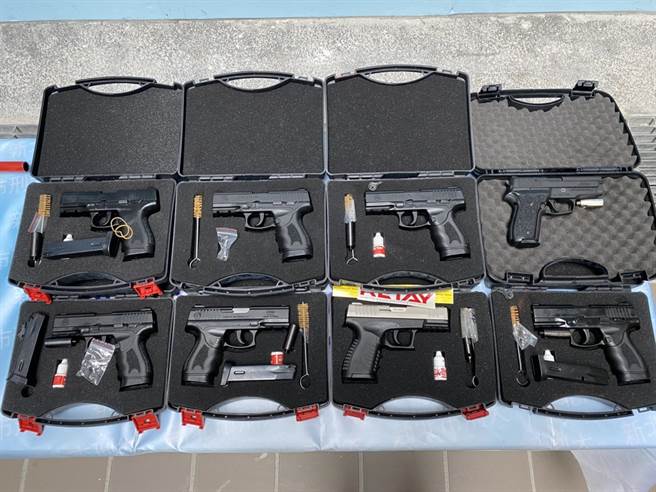 30岁林姓男子涉嫌以模型枪店作为掩护，暗中却从事改造枪弹兵工厂。（翻摄）