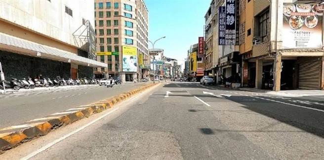 中西区民生路列入今年路平专案改善路段。（工务局提供／曹婷婷台南传真）