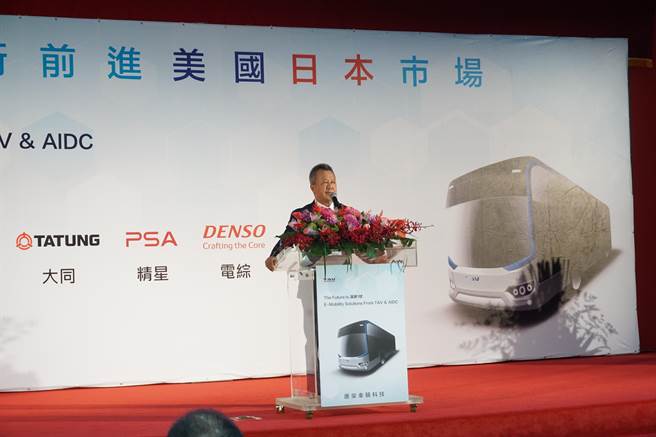 漢翔公司董事長胡開宏。（王文吉攝）