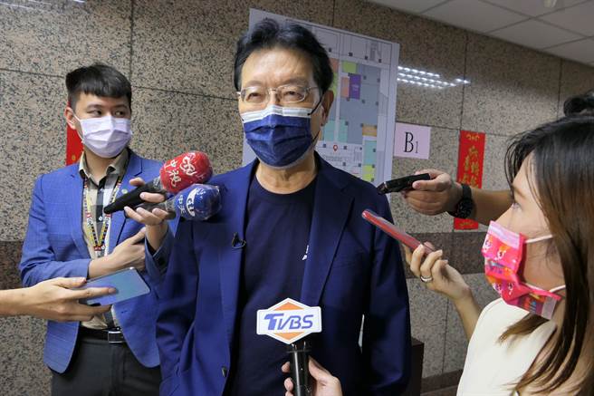 中廣董事長趙少康。（趙婉淳攝）