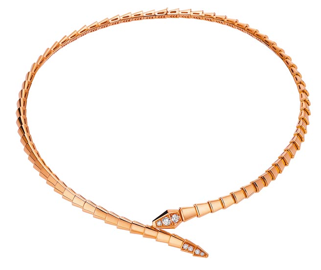 宝格丽SERPENTI VIPER项炼，59万4000元。（宝格丽提供）