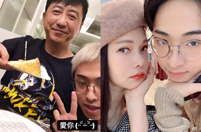 小哈利上月晒出跟哈林合影。（图／翻摄自 IG；翻摄自微博）