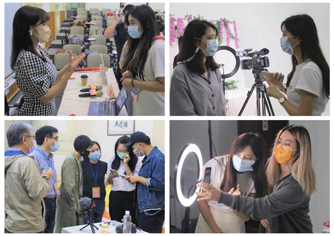 下课后，学员积极与讲师、其他学员互动交流。(图/太阳星网路科技股份有限公司提供)