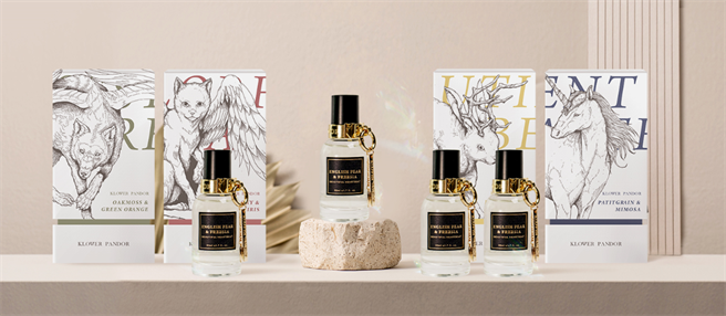 KLOWER PANDOR奇珍异兽香水系列。（图／品牌提供）