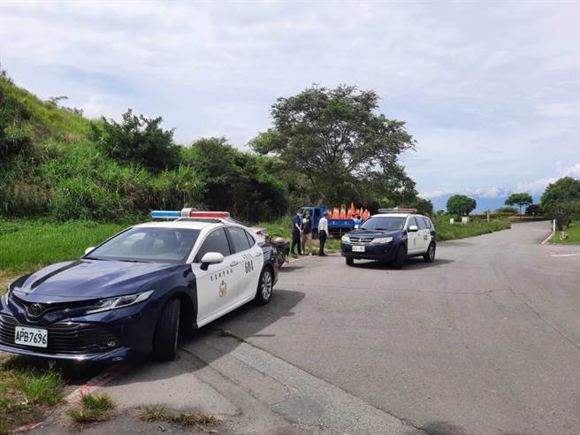 玉里警分局14日起派员到两大金针山实施交管。（玉里警分局提供／王志伟花莲传真）