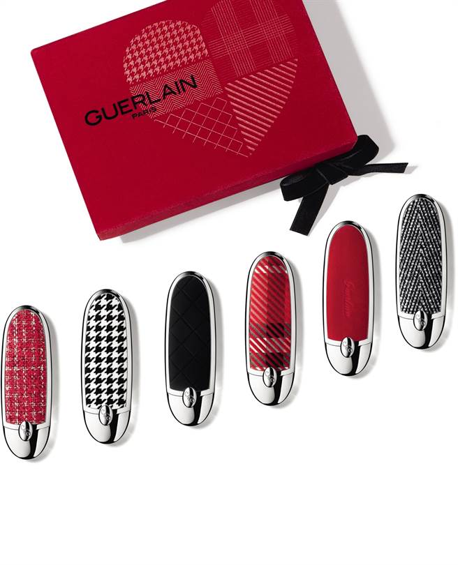 娇兰红宝之吻高订红丝绒唇膏礼盒。（图／品牌提供）