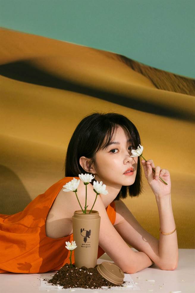 邵雨薇呼籲大家注重環保。（多曼尼提供）